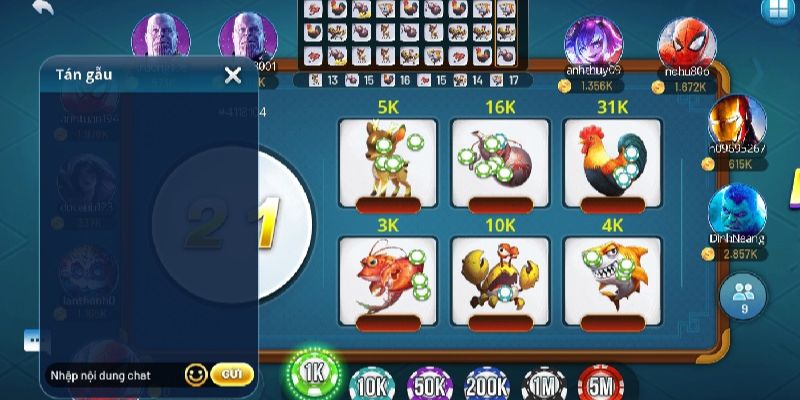 Bầu Cua - Game Casino thu tiền lời cao